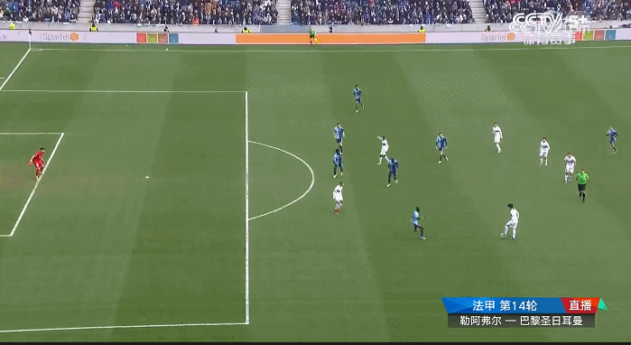 法甲半场:多纳鲁马10分钟染红 姆巴佩进球+进球被判无效 巴黎1-0勒阿弗尔
